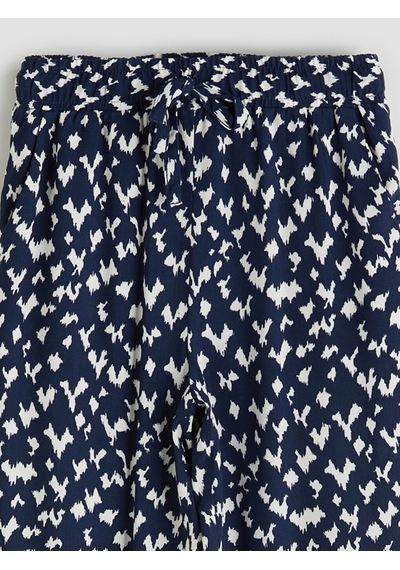 Lcw Comfort Lacivert Beli Lastikli Havuç Kesim Kadın Pantolon