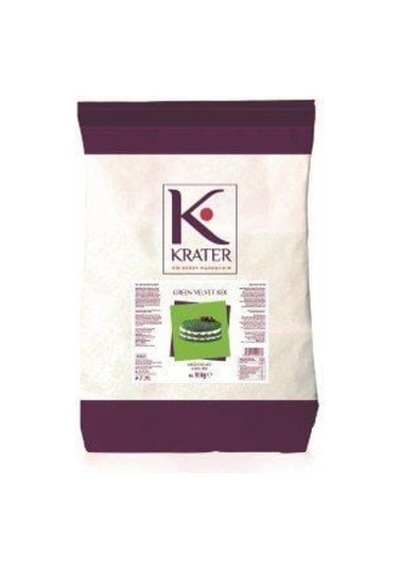 Krater Yeşil Green Velvet Kek Miksi 10 Kg