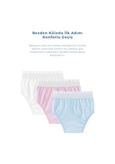 Babyjem Alıştırma Külodu 2 Yaş Mavi