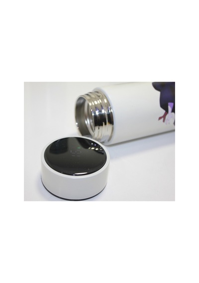 5 Adet Termos Anime Baskılı Dijital Göstergeli 500 Ml Paslanmaz Çelik Seyahat Termosu, Flask, Bottle