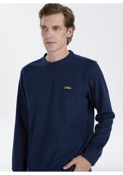 National Geographic Lacivert Erkek Sweatshirt N6wm-swt4103