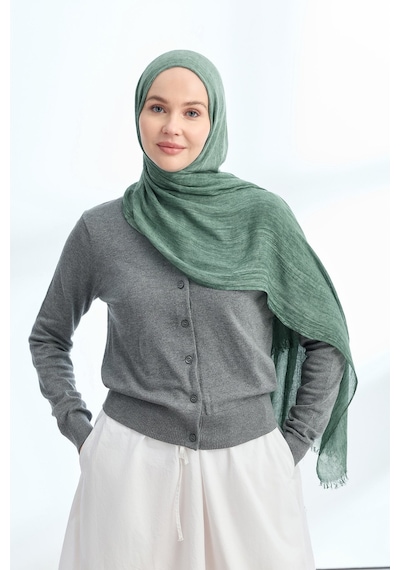 Armanda Organic Touch Viskoz Şal- 3601 Sisli Leylak