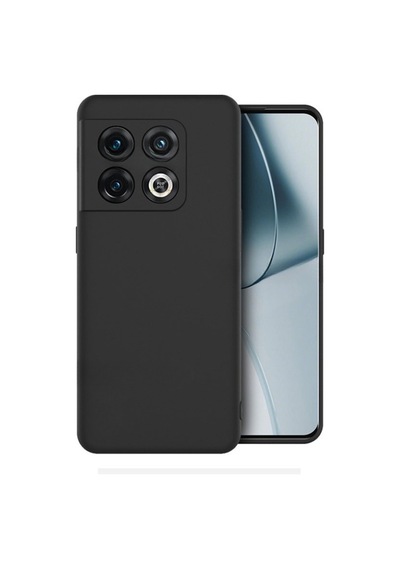 Oneplus Ace Pro 5G - Oneplus 10T Matte Serisi Silikon Kilif-Siyah 559230212