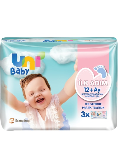 Unibaby Ilk Adım Islak Mendil 3 X 52'Li
