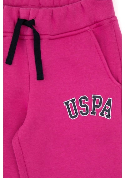 U.S. Polo Assn. Kız Çocuk Pembe Şardonlu Jogger Eşofman Altı 50317893-VR041