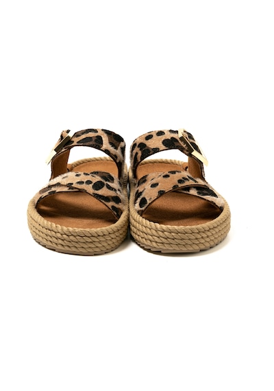 Sev12-leo Bohonomad Sevilla Kadın Terlik Leopar Leopar