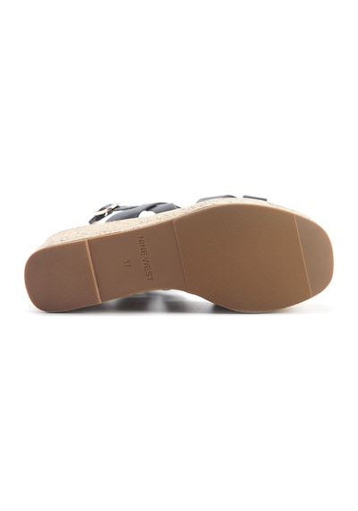 Nine West Monsa 5fx Siyah Kadın Dolgu Topuk Sandalet 000000000101929053 Siyah