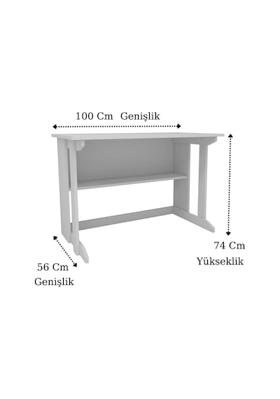 Vennüs 100x55 Cm Kütüphaneli Geniş Çalışma Masası Laptop Bilgisayar Masası Ofis Ders Masası Mat Beyaz Vennüs 100x55 Cm Kütüphaneli Geniş Çalışma Masası Laptop Bilgisayar Masası Ofis Ders Masası Mat Beyaz