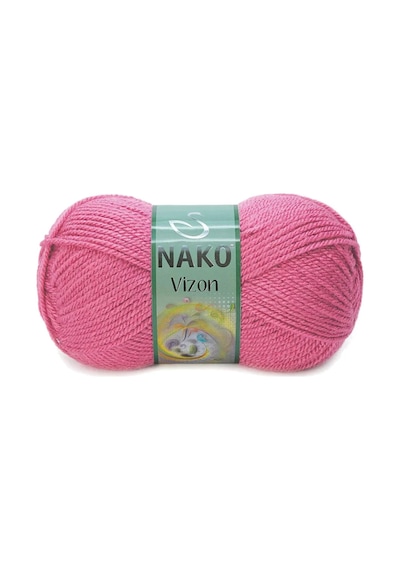 Tedar 5 Adet Vizon Premium Akrilik El Örgü İpi Yünü Renk No:180 Kuru Gül Najmaddin (No:1) 8.5Cm X 10.5 Cm