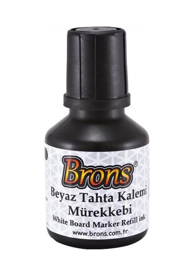 Nmagza Brons Beyaz Tahta Kalemi Mürekkebi Siyah-Mavi-Kırmızı 30 Cc