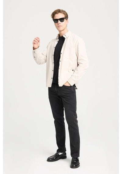 Wrangler Lee Loose Fit Rahat Kesim Bej Gömlek Ceket W242423614 Bej