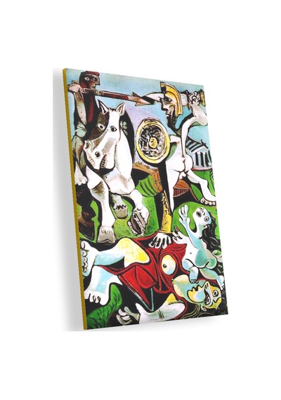 Cakasepetim The Rape Of The Sabine Women, By Pablo Picasso 2 Ahşap Mdf Tablo