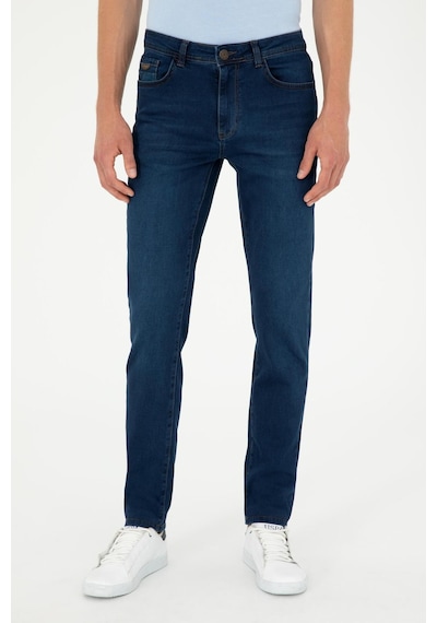 U.S. Polo Assn. Erkek Mavi Jean Slim Fit Pantolon