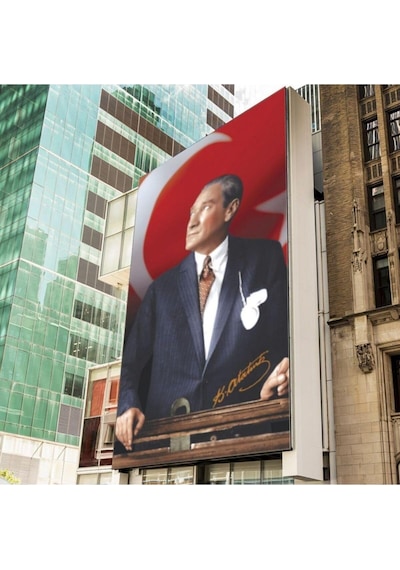 Atatürk Resmi Raşel Kumaş 200x300cm Diğer