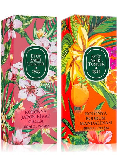 Eyüp Sabri Tuncer Bodrum Mandalinası + Japon Kiraz Çiçeği Kolonyası 2 x 400 ML