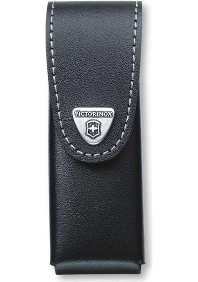 Victorinox Deri Kamp Çakı Kılıfı 4.0523.3 Siyah Cırtcırtlı Siyah