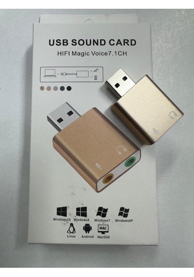 Usb Ses Kartı 7.1 Usb Ses Kartı