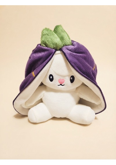 Peluş Meyveli Tavşan -55 Cm Mor