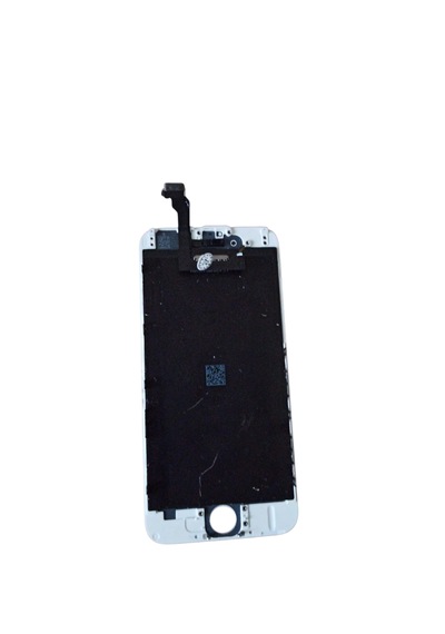 Apple  Uyumlu Apple iPhone Uyumlu 6s Plus Dokunmatik Ekran Çıtalı Beyaz - Arkası Siyah