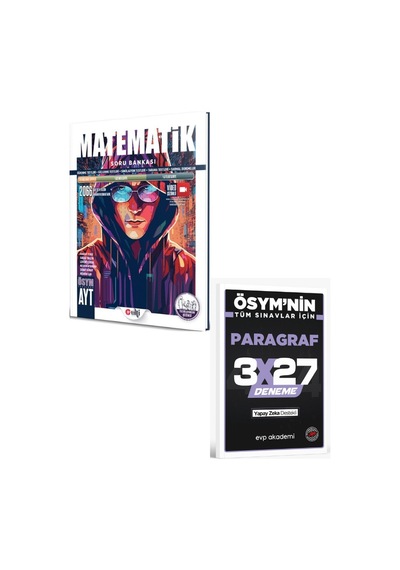 2027 Ulti 2027 Ayt Matematik Soru Bankası+ Evp Akademi Paragraf
