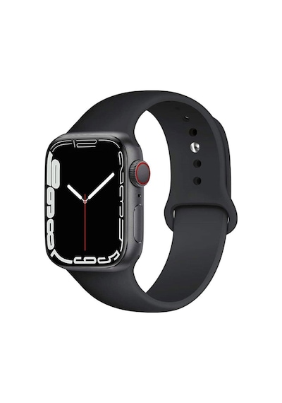 Apple Uyumlu  Watch  2/3/4/5/6/7/8/se/ultra 42/44/45/49mm Yumuşak Silikon Large Kordon
