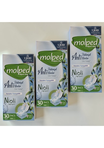 Molped Nioli Hijyen Max İnce Günlük Ped 30'lu