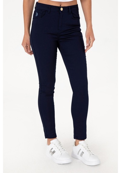 U.S. Polo Assn. Kadın Kanvas Pantolon Lacivert