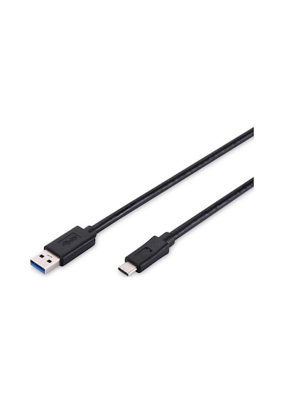 Digitus Ak-300136-010-S 1 M Usb 3.0 To Usb Type-C Erkek-Erkek Awg24/28 2x Zırhlı Usb 3.0 Kablo