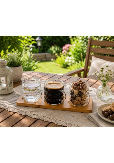 3 Lü Cam Kahve Bardağı Seti Bambu Standlı, Modern Tasarım Kulplu Şeffaf Cam Bardak, Türk Kahvesi Espresso Sunumluk İkramlık Seti, Dekoratif Servis Tepsili Kahve Sunum Seti Çok Renkli 3 Lü Cam Kahve Bardağı Seti Bambu Standlı, Modern Tasarım Kulplu Şeffaf Cam Bardak, Türk Kahvesi Espresso Sunumluk İkramlık Seti, Dekoratif Servis Tepsili Kahve Sunum Seti Çok Renkli