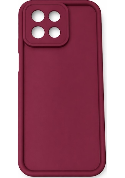 Tecno Spark30-5g/pova6neo-5g Uyumlu Kamera Çıkıntılı Mat Silikon Telefon Kılıfı Bordo
