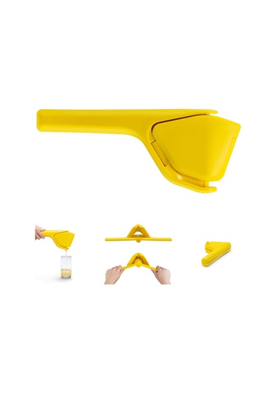 Fluicer Katlanır Pratik 25cm Narenciye Sıkacağı, Sarı