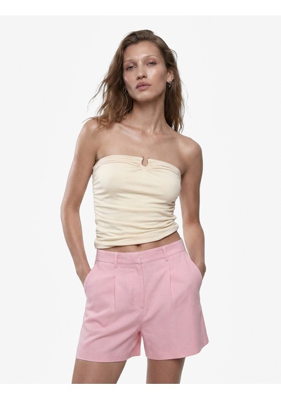 Koton Koton X Melis Ağazat - Viskon Kumaş Cepli Pile Detaylı Mini Şort Pembe 6sak40336pw Gül Koton Koton X Melis Ağazat - Viskon Kumaş Cepli Pile Detaylı Mini Şort Pembe 6sak40336pw Gül