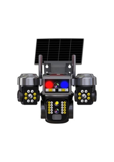 Onqam On-sg4210-aov 2x2mp 4g Dış Mekan Güneş Enerjili Pt Güvenlik Kamerası - 2 Lensli, 7/24 Kayıt
