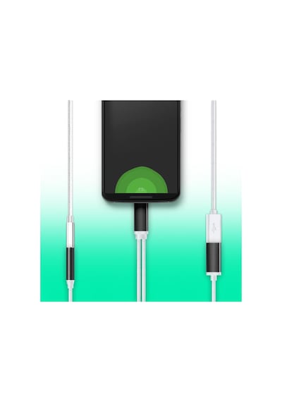 Type C To 3.5mm Stereo Kulaklık Şarj Çevirici Dönüştürücü Adaptör