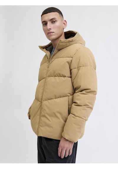 Jack & Jones Jjglobal Puffer Jacket Kapüşonlu Kışlık Erkek Mont Cok Renklı