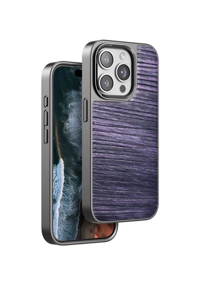 Venco Apple Uyumlu iPhone 14 Pro Max Wave Kapak - Derin Mor Diğer