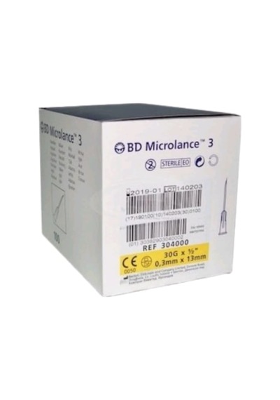 Bd Microlance 30G 0.3Mmx13Mm Mezoterapi İğnesi 1 Kutu 100Ad.