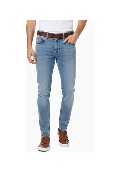Erkek Silim Fit Jeans Model Pantolon 310 Bgl-st04976 Buz Mavi