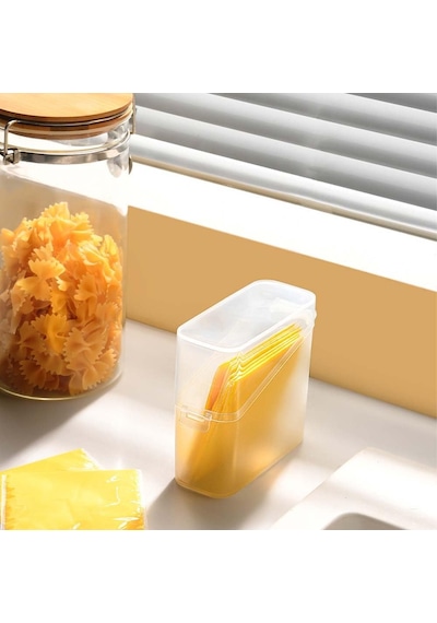 Buzdolabı İçin Dilimlenmiş Peynir Kabı, 2/4 Adet Kapaklı Peynir Saklama Kutusu Plastik Peynir Kaleci Peynir Koruyuc Diğer