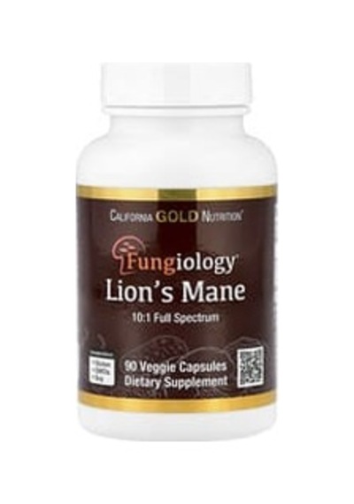 California Gold Nutrition, Organic Lion's Mane, 90 Veggie Capsules Aromasız