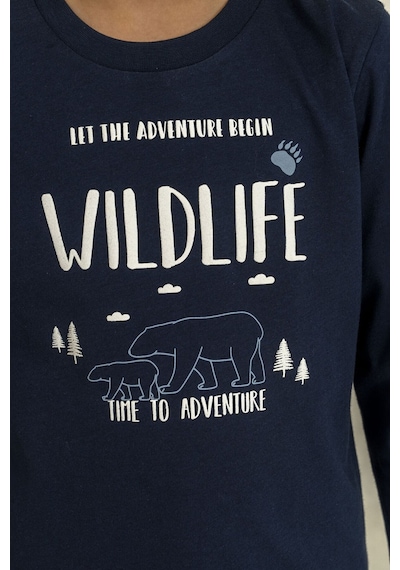 Arnetta Baba Oğul Let The Adventure Begin Lacivert Uzun Kol Pijama Takım Ar3827-a-v1 Ar3827-a-v1