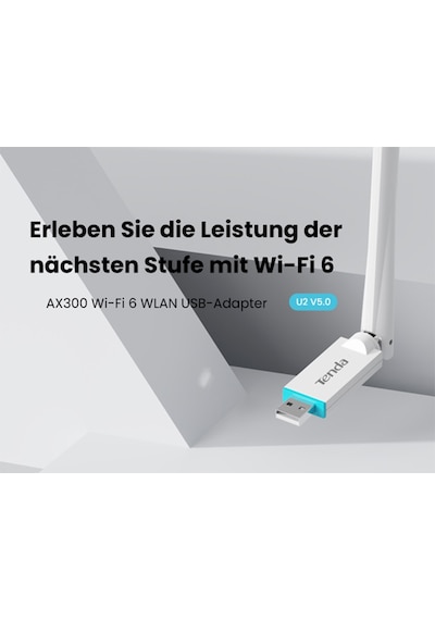 Tenda U2-usb 6dbi Antenli Ax300 Wifi 6 Usb Adaptör