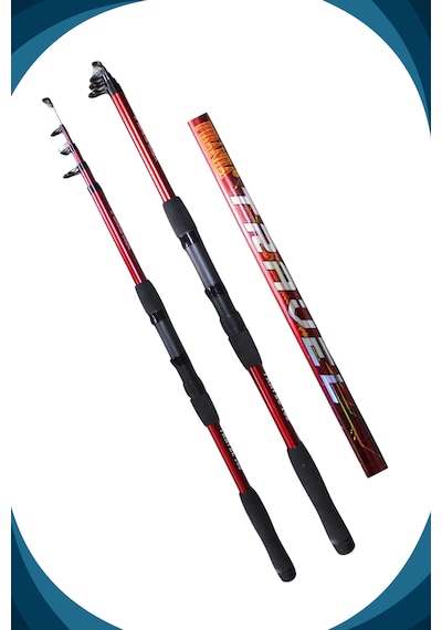 Travel Kırmızı 165cm 50-150gr Ak 200 Çocuk Olta Seti 1
