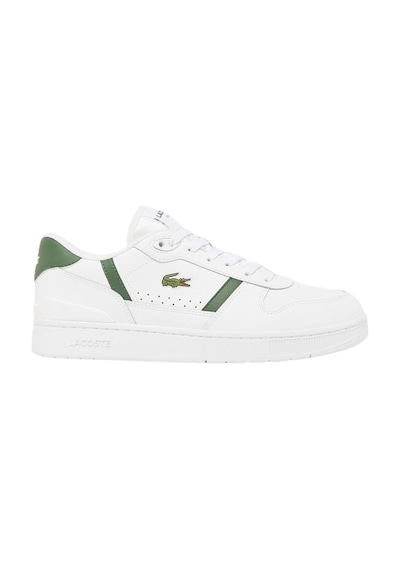 Lacoste T-clip 224 2 Sma Leather Mens Sneaker Hakiki Deri Günlük Spor Ayakkabı Beyaz Yeşil Beyaz - Yeşil Lacoste T-clip 224 2 Sma Leather Mens Sneaker Hakiki Deri Günlük Spor Ayakkabı Beyaz Yeşil Beyaz - Yeşil