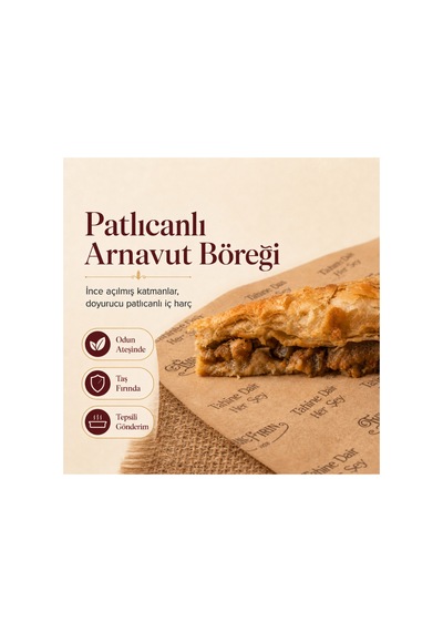 Patlıcanlı Arnavut Böreği Tepsi - 802872364