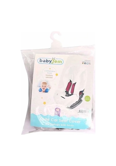 Babyjem Terleme Önleyici Havlu Oto Koltuğu Kılıfı 684 Beyaz Outlet