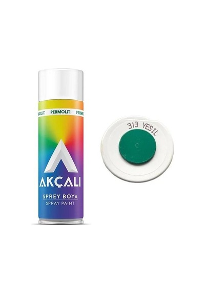 Akçalı Sprey Boya Düz 313 Yeşil