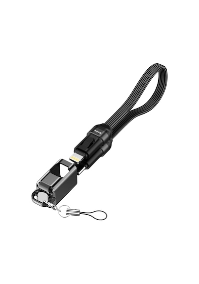 S-link Armor Cl-020 30w 20 Cm Type-c To Lightning Pd Örgülü Metal Başlıklı Siyah Hızlı Şarj Kab Standart