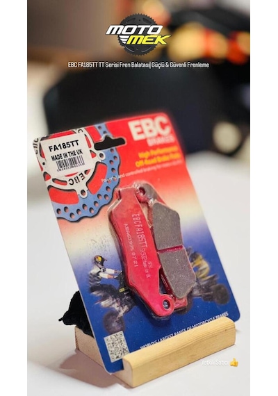 Aprılla Mxv 450 Ön 09-13 Ebc Fa185tt Tt Serisi Fren Balatası Güçlü & Güvenli Frenleme