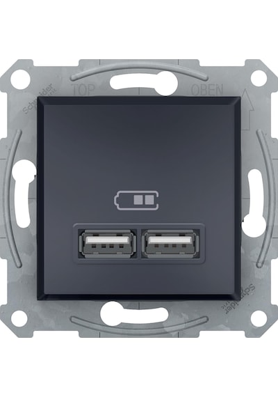 Eph2700271 Asfora Antrasit 2'li Usb 21 A